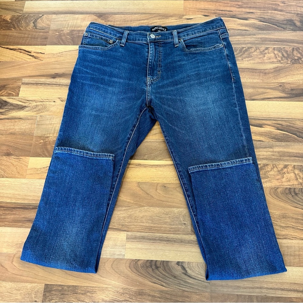 J.Crew Mercantile Slim Jeans Women’s Size 33/32 Medium Wash Stretch Denim